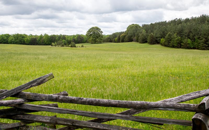 Appomattox -- Battlefield in southern area of Park 