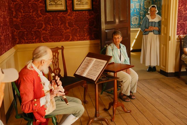 Colonial Williamsburg -- Entertainment at the Wythe House 