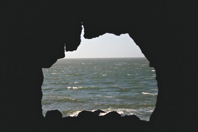 View of Pacific Ocean from Scrap wall 