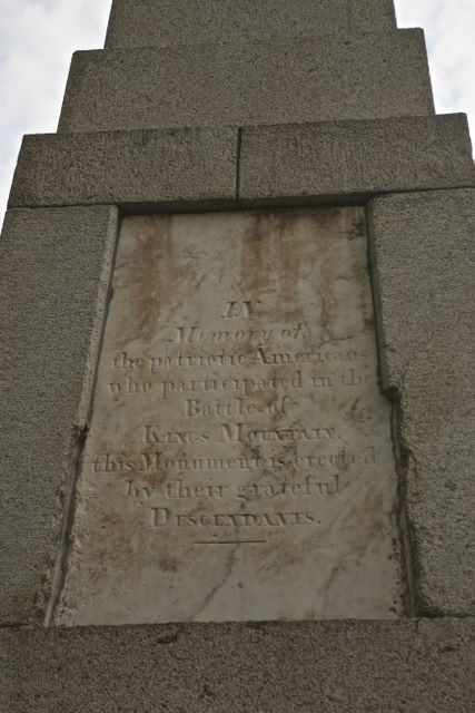 Inscription on the Monument 