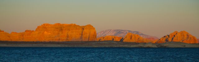 Lake Powell -- Late Afternoon on the water's edge 