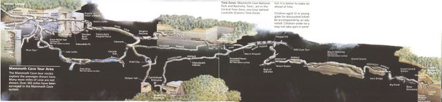 Map of Mammoth Cave System