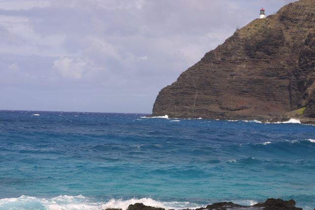 A Lighthouse on the northwestern Oahu 