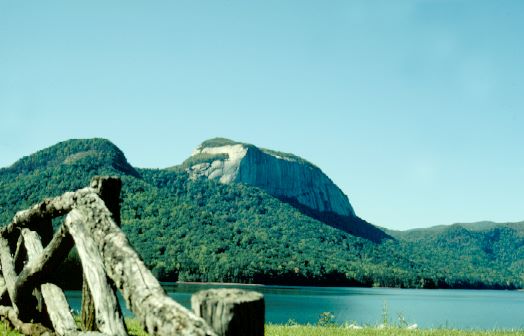 View of Table Rock Mt. from Rock Reservoir