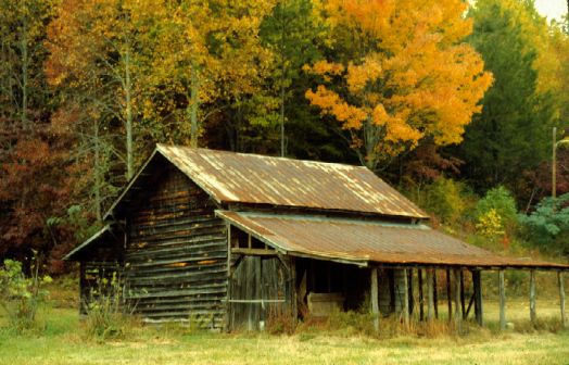 Old Barn - Eastatoe Valley - Pickens County, South Carolina
