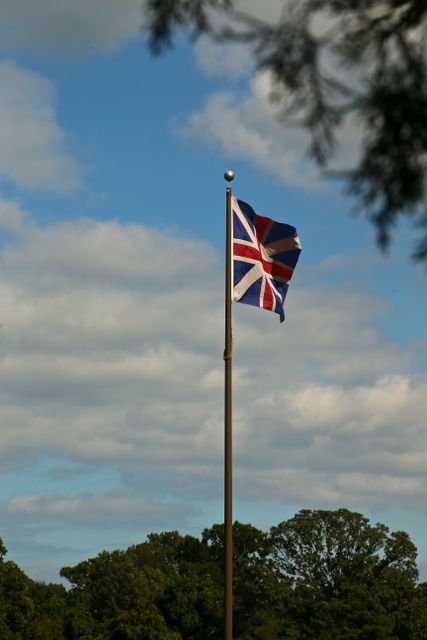 Yorktown Battlefield -- British Flag 