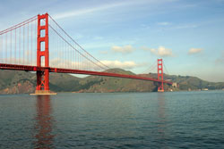 Photo of Golden Gate Bridge from the Oakland, CA side
