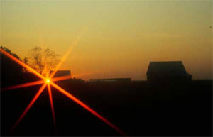 Photo - Sunrise over Dacusville SC (Carman Looper's farm)
