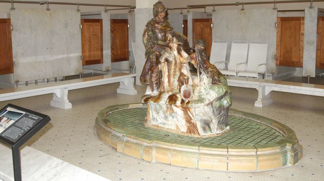 A view inside the Visitor's Center